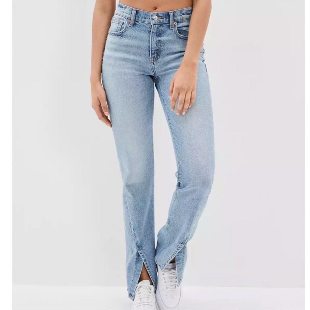 NWT! AMERICAN EAGLE Women’s 4 / 27 '90s Bootcut Stretch Jean Faded Indigo